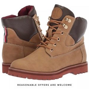 Tommy Hilfiger Women's Poma Combat Boots